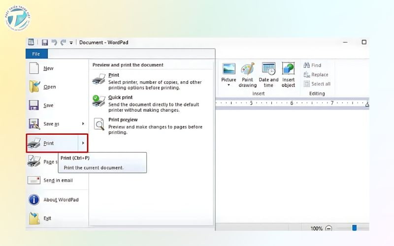 Cách sử dụng máy in HP bước 1